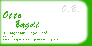 otto bagdi business card